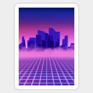 Outrun Retro 80s Sticker